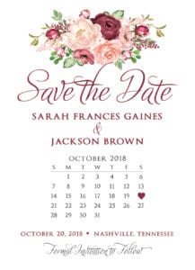 Wedding Save the Date 