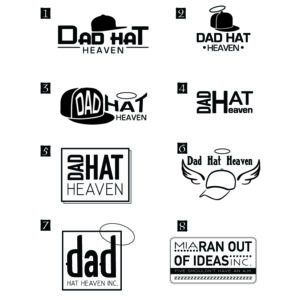 Dat Hat Heaven Logo Drafts