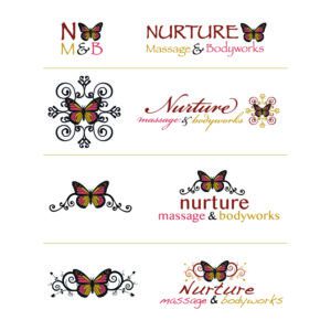 Nurture Massage & Bodyworks Logo Drafts