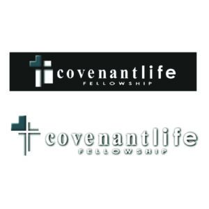 Covenant Life Church custom logo on different backgrounds